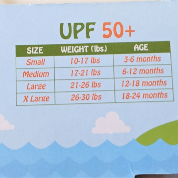 SWIM TIME, Reusable Swim Diaper, 6-12 Months/17-21 Lbs. - Picture 5 of 5